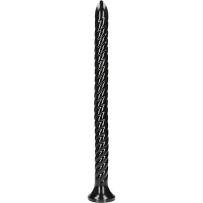 Shots - Ouch! OU842BLK - Swirled Anal Snake - 20''/ 50 cm - Black