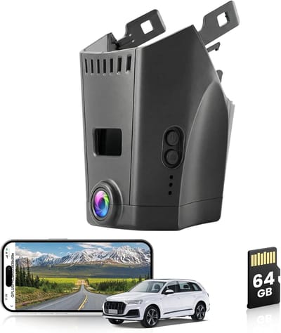 Auto Dashcam - Rijrecorder Camera - Veilige Rit Registratie - 4K Ultra HD Resolutie - 64 GB Opslag - Zwart