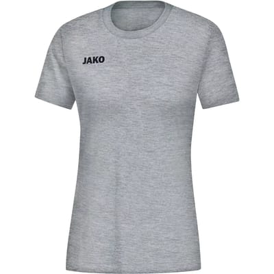 Jako Base T-Shirt Dames - Lichtgrijs Gemeleerd | Maat: 34