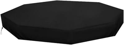Zandbakhoes Achthoekig - Beschermhoes Tuin - Buiten Spelen - Waterdicht Stofbestendig - 205x195x23 cm - Zwart