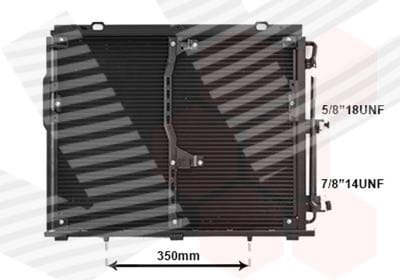 Van Wezel - LUCHTCONDENSATOR VOOR MERCEDES BENZ S-CLASS W140 1991-1998 1408300070