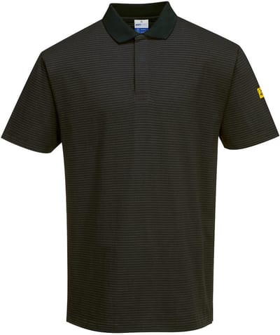 Portwest Anitstatisch ESD Poloshirt AS21 - Zwart - XS
