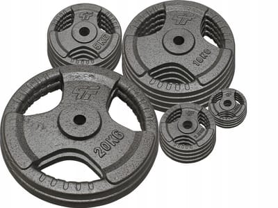 Platinum Fitness 115kg Gietijzeren Halterset met 29mm Greep