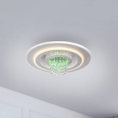 JUST LIGHT. GmbH JUST LIGHT. LED plafondlamp Tolago RGB, CCT, wit, afstandsbediening