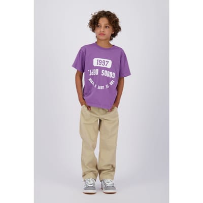 Vingino Serfec Sand Maat: 2 | T-Shirts Outlet | Unisex | Paars