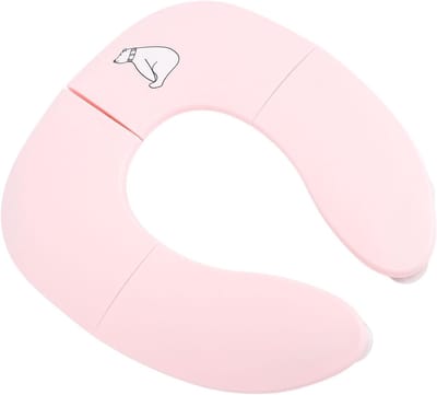 Opvouwbaar Kinderpotje - Reis Potje - Zindelijkheidstraining - Anti-slip Zuignappen - 35 x 29 cm - Roze