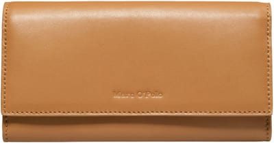 Marc O'Polo Leren Portemonnee Jessie Combi Wallet True Camel Bruine