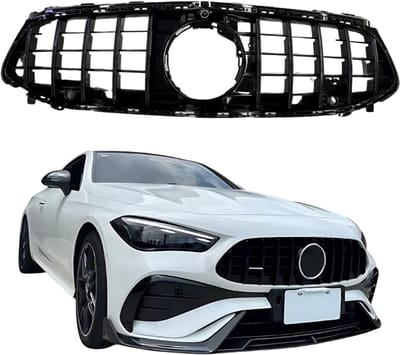 Grill compatibel met Mercedes CLA Klasse C118 X118 Facelift glans zwart