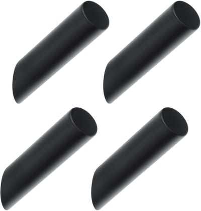 Dailygoods - Mooche SUS304 roestvrijstalen deurhaken voor slaapkamer, badkamer, woonkamer, set van 4 zwarte kapstokhaken, wandhaken voor hanghanddoek, mantel, hoed, tas, sleutel, roestvrij staal,