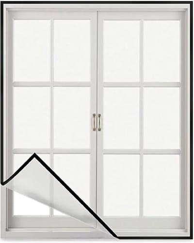 Raamscherm DIY - Muggenhor Venster - Insecten Buiten Houden - Op Maat Te Knippen - 70x110cm - Zwart