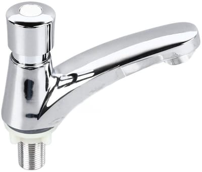 Waterbesparende kraan met drukknop ontwerp vertraging, legering kraan enkel koud voor thuis