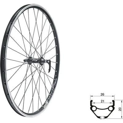 Voorwiel Kellys Draft V-Brake F
