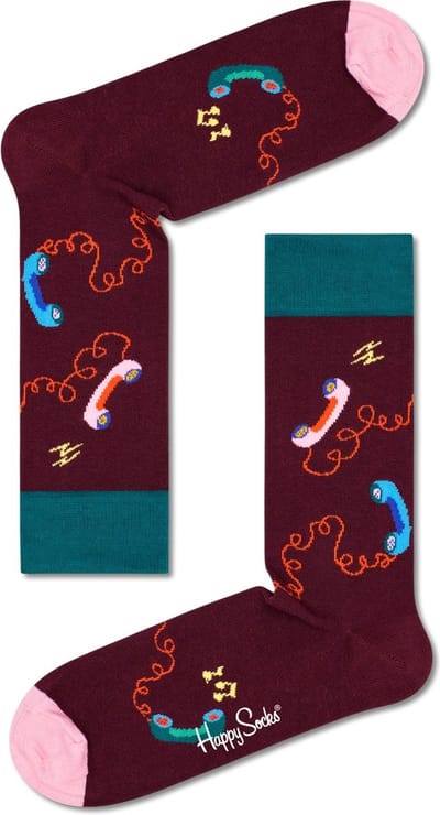 Happy Socks Stay In Touch Sock - unisex sokken - Unisex - Maat: 36 - 40