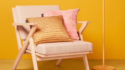 KAAT Toba sierkussen - Yellow - 43x43