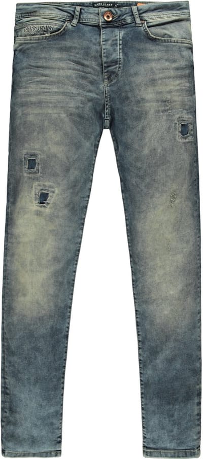 Cars Jeans Jeans Aron Super Skinny Stone Used Maat: W34L34 | Skinny Jeans Outlet | Heren | Grijs