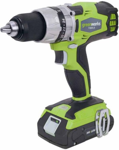 Greenworks Boormachine koolborstelloos zonder 24 V accu GD24DD 3701607