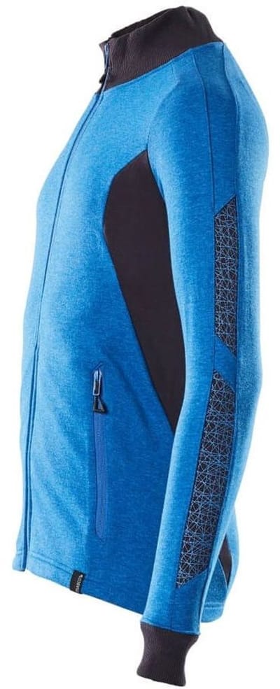 Mascot Accelerate Sweatshirt met rits 18484-962 - helder blauw/donkermarine - L