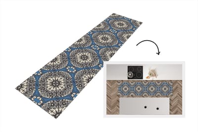Keukenloper - Loper keuken - Mandala - Patronen - Vintage - 200x50 cm - Keukenloper vinyl