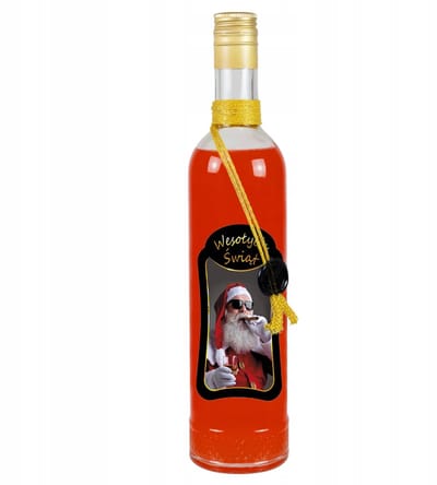 Bimberek - Decoratieve Fles - 500ml - Premium Versierd - Gouden Dopl