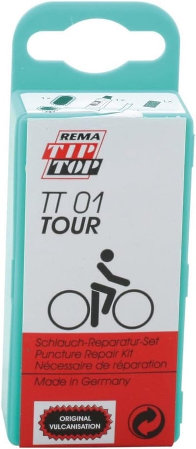 Fietsband Reparatie - Lekke Band Kit - Snelle Bandenplak - Compacte Harde Doos - 10x4x2.5 cm - Meerkleurig