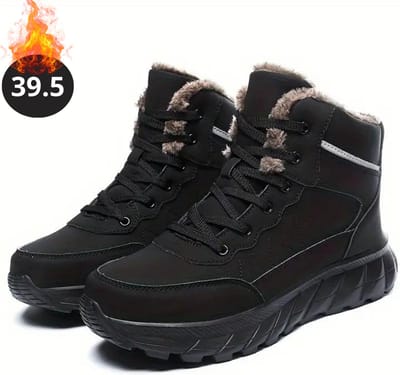 Bovista Snowboots - Sneeuwschoenen - Sneeuwboots - Dames - Wintersport - Ski - Skischoenen - Zwart - 39.5 - Buiten - Antislip