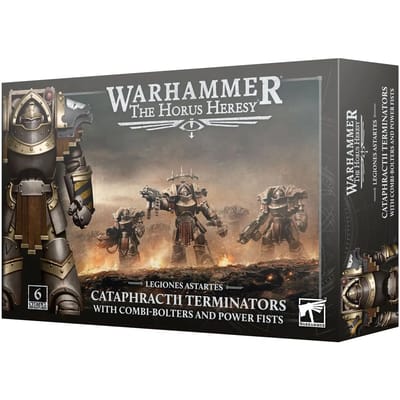 Beeldjes Games Workshop Warhammer 30k - Legiones Astartes : Cataphractii Terminators Power Fists