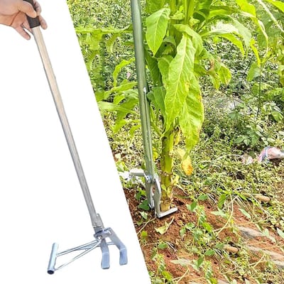 Paaltrekker - Wortelverwijderaar - Tuinonderhoud - Hefboomontwerp - 30 cm - Zwart