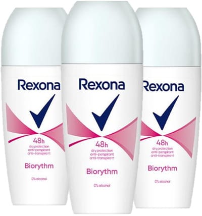 Rexona Deo Roller Biorytm - 3 x 50 ml