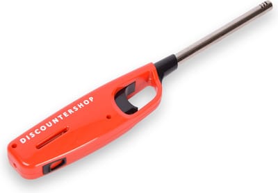 Navulbare BBQ Aansteker van Plastic - Rood, 28cm x 4cm | Ideaal voor Barbecue Kookgerei, Kamperen & Outdoor, Tuin en Klussen