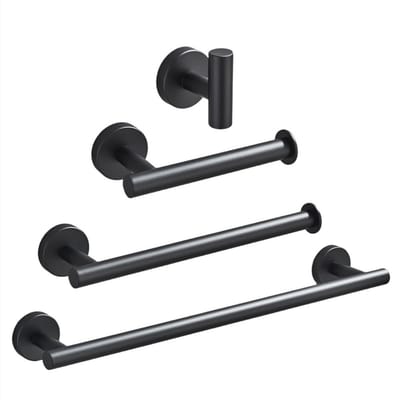 Gouden Badkamer Accessoires Hardware Set Rvs Toiletrolhouder Wandhaak Handdoekhouder Badkamer Handdoekenrek, MB, 4 Stuk Set 40CM, Universele Onbaatzuchtige toewijding wijsheid