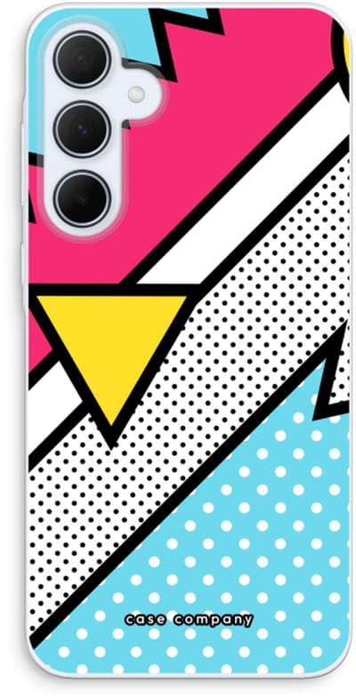 Case Company® - Hoesje geschikt voor Samsung Galaxy A35 hoesje - Pop Art #3 - Soft Cover Telefoonhoesje - Bescherming aan alle Kanten en Schermrand