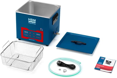Ultrasoon reiniger, blauw 17.8