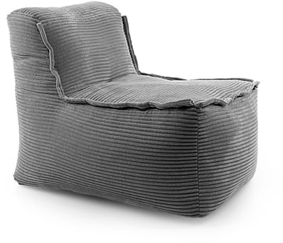 Lumaland Modulair Middendeel – Cord Zitzak met Zachte Structuur, Ideaal voor Bankmodules & Poefs, Met Vulling – 54×81×70 cm