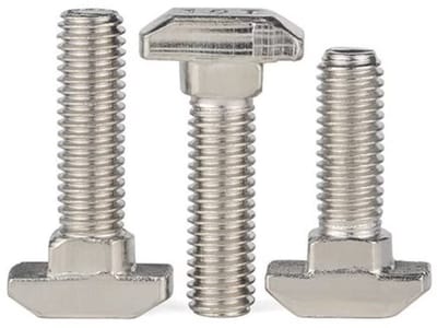 Dailygoods- T-schroeven 20 stuks - Hamerkopschroeven - Hoogwaardig Koolstofstaal - Automatische Positionering - Geschikt voor Aluminium Profielen - Roestvrij en Corrosiebestendig