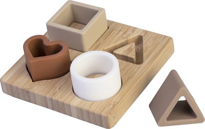 BAMBAM Bamboe Vormenstoof met siliconen vormen - BPA vrij - Baby cadeau