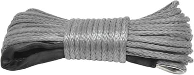 Lierkabel - Sleep Touw - Voertuig Hulp - Hoge Sterkte - 15m 6mm - Zwart Grijs