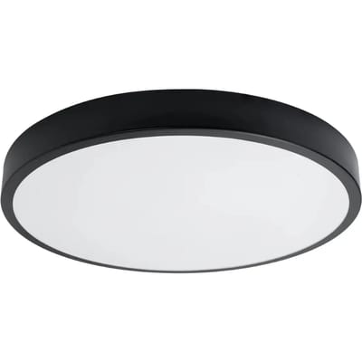Sollux Lighting Plafondlamp Onyx - 6x60x60cm - LED - zwart - aluminium