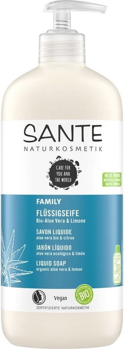 Sante - Liquid soap - Vloeibare zeep - Biologisch - Aloe vera & lime - 500ml
