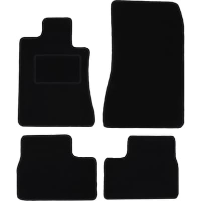 Zwarte veloursmatten voor: BMW 3 E30 sedan, stationwagen (1982-1994)