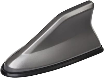 Haaienvin Radio Antenne - Auto Dak Styling - Signaal Verbetering - Zelfklevend Waterdicht - Universeel Passend - Zwart
