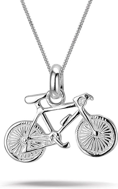 Montebello Ketting Racebike - 925 Zilver - Sport - 17x15mm - 45cm