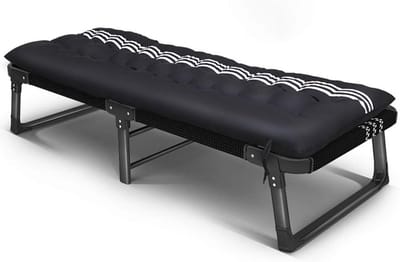 Campingbed - Loungestoel Inklapbaar - Ontspannen Buiten - Lichtgewicht Ontwerp - 71 x 27 Inch - Veelkleurig