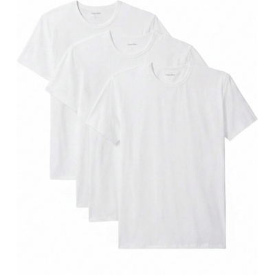 Calvin Klein S/S Crew Neck 3Pk Ondergoed - Streetwear - Volwassen