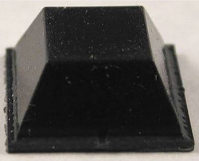 Hammond Electronics 1421T3 Apparaatvoet Zelfklevend, Rond Zwart (Ø x h) 12.7 mm x 5.8 mm 24 stuk(s)