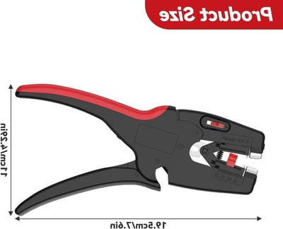 Professionele 2-in-1 Automatische Striptang voor Elektriciteit, Zelfuitlijnende Kaken, Voor Elektrische Kabels, Werkbereik 0.03-10mm², Ideaal voor Elektriciens en Doe-Het-Zelvers