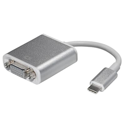 USB-C naar VGA adapter met DP Alt Mode (1920 x 1200) / wit - 0,15 meter