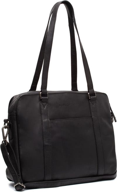 Chesterfield Pretoria Waxed Pull Up Shopper / Schoudertas - Zwart