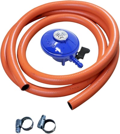Propaanregelaar met slangkit voor gasfornuis, BBQ en terrasverwarming