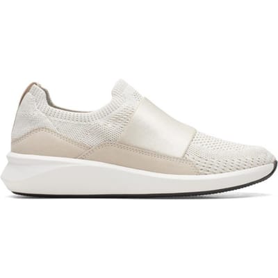 Clarks Sneaker Un Rio Knit 26165519 Offwhite Beige