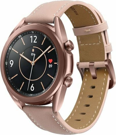 By Qubix - 20mm - Premium Leather bandje - Lichtroze - Geschikt voor Huawei watch GT 2 (42mm) - Huawei watch GT 3 (42mm) - Huawei watch GT 3 Pro (43mm)